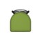 Holland Bar Stool Co 36" Swivel Bar Stool, Black Wrinkle, Canter Kiwi Green Seat 82036BW009 - alternate 2